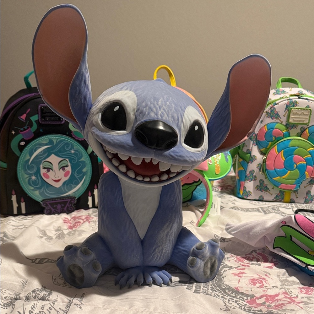 Blue Stitch Popcorn bucket